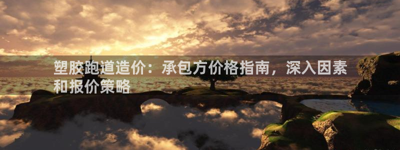 尊龙人生就是博l：塑胶跑道造价：承包方价格指南，深入因素
和报价策略