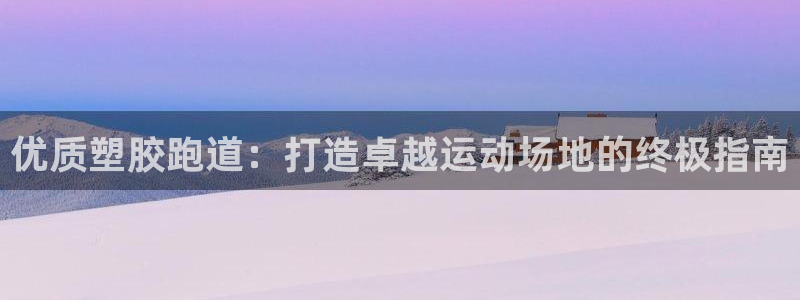 尊龙ag旗舰厅官网登录：优质塑胶跑道：打造卓越运动场地的终极指南