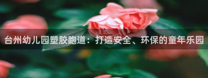 尊龙官网入口：台州幼儿园塑胶跑道：打造安全、环保的童