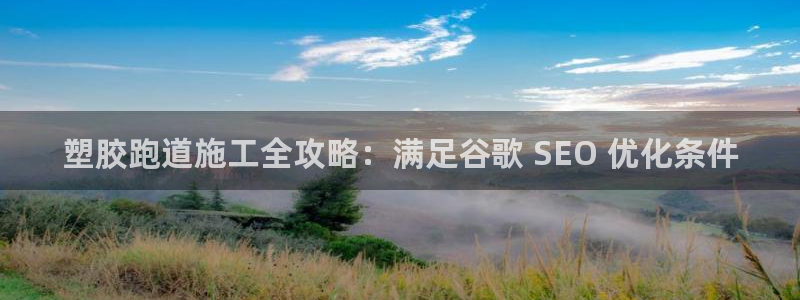 尊龙凯时网站不让提款：塑胶跑道施工全攻略：满足谷歌 