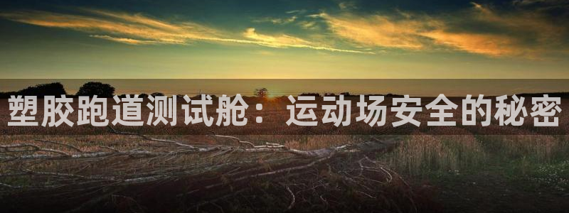 尊龙凯时人生就是搏包装优势：塑胶跑道测试舱：运动场安